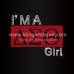 I'M A AEO Girl Rhinestone Transfer Glitter Vinyl